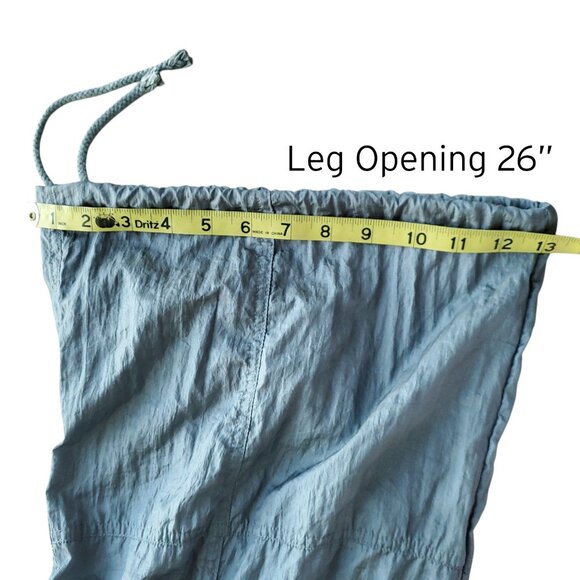 MOTEL NWOT Y2K Chute Trouser In Parachute Cool Grey Paratrooper Pants M - Picture 16 of 16